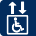 Aufzug mit Rollstuhl nutzbar